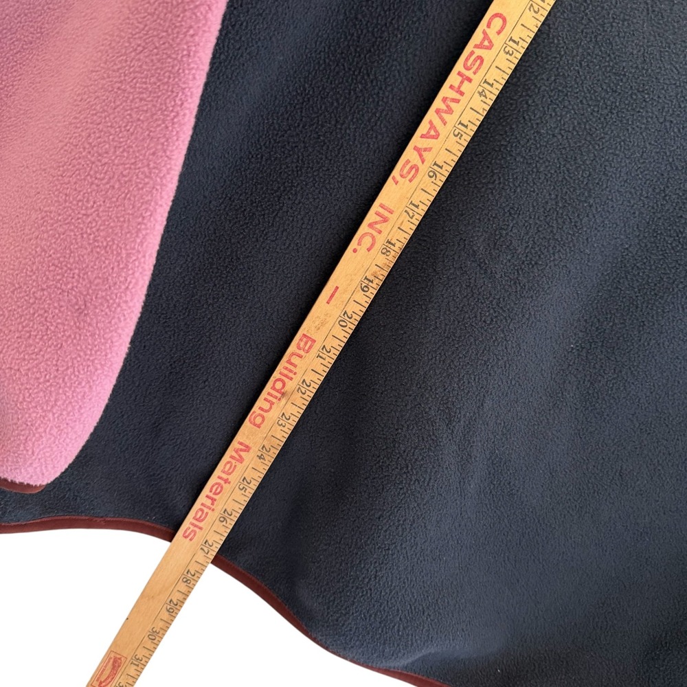 Patagonia Synchilla Snap-T Fleece Pullover Pink Navy Blue Womens Large STY25455 - Picture 9 of 11